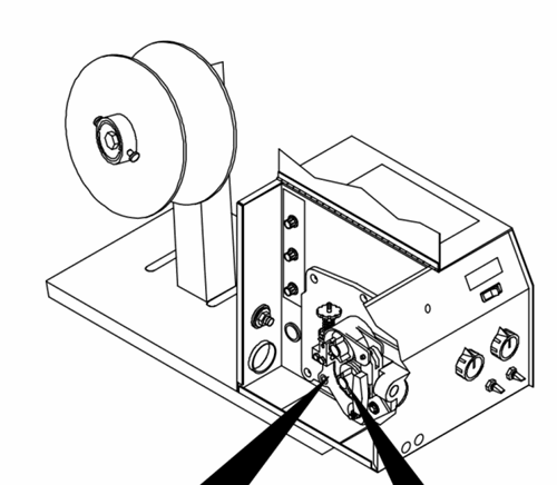 Miller 22A Wire Feeder 300615 Side View